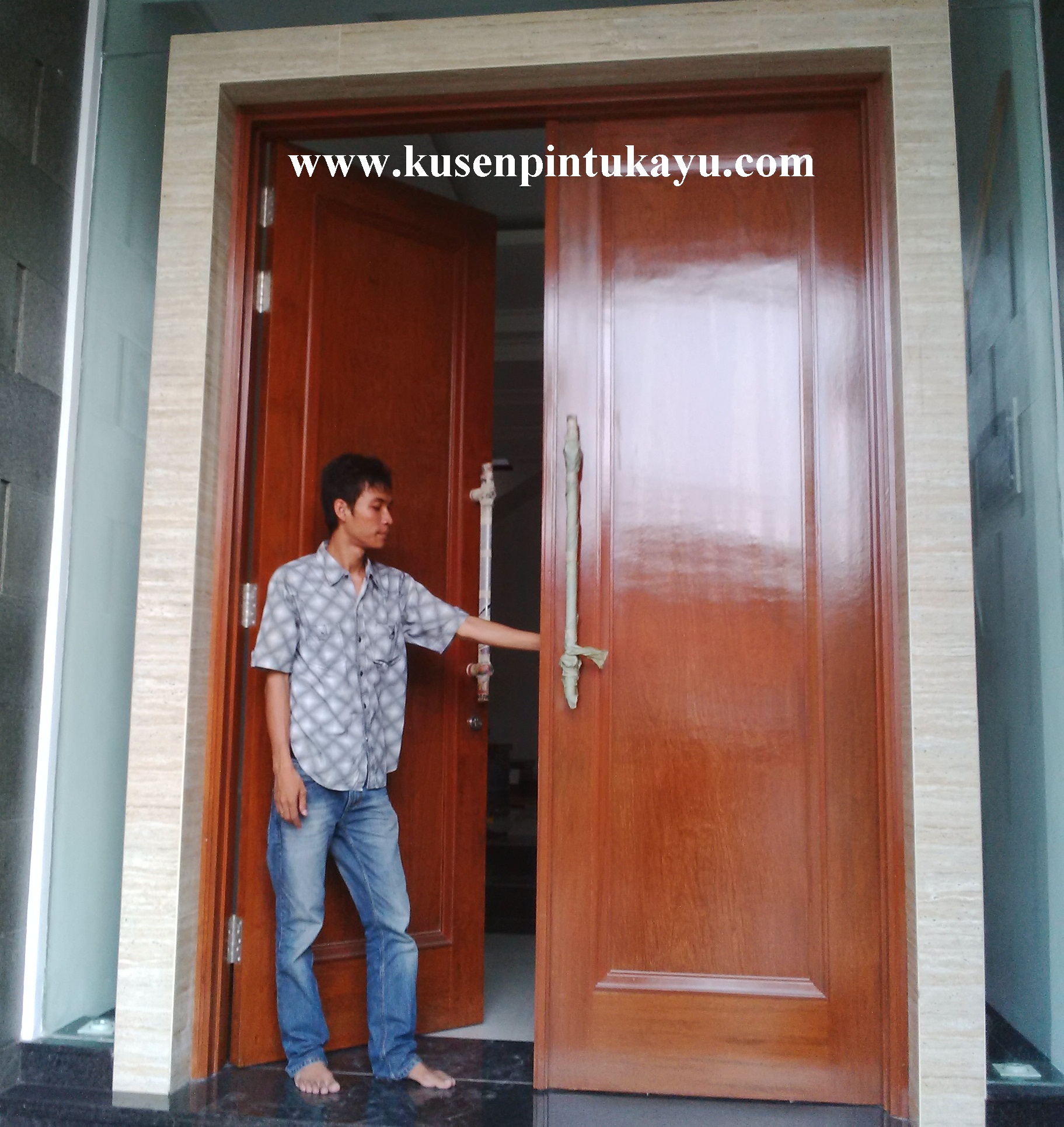 Pintu Panil Utama Pintu Panil Solid Minimalis PK Dwi Karya Mandiri